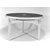ACOUSTIC TABLE Ash, circular 1220mm, no jacks, brown fabric