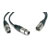 CANFORD CABLE 3MX-2x3FX-HSTRM, 1.5m, Y-lead, Black