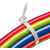 CABLE TIES Size 3, White (pack of 100)