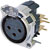 NEUTRIK XLR NC3FBHR2 Female PC mounting lateral