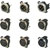 NEUTRIK XLR NC3FBV1-B Female PC mounting vertical