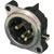 NEUTRIK XLR NC3MBH Male PC mounting horizontal