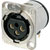 NEUTRIK XLR NC3FD-H Female PC mounting horizontal