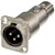 NEUTRIK XLR NA3MDF Feed-through panel adapter, male to female