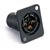 NEUTRIK XLR NM3FD-B Cable style surface mount, female