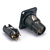NEUTRIK XLR NM3FD-B Cable style surface mount, female
