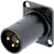 NEUTRIK XLR NM3MD-B Cable style surface mount, male