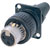 NEUTRIK XLR NC3FDX-EMC-SPEC Cable style surface mount, locking, female