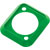 NEUTRIK SCDP-5 SEALING GASKET For D-series connectors, green