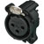 NEUTRIK XLR NC3FAAH Female PC mounting horizontal