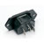 SCHURTER AC MAINS POWER CONNECTOR, IEC Male, panel, flange, 2 hole