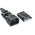 SCHURTER AC MAINS POWER CONNECTOR, IEC Male, cable