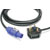 AC MAINS POWER CORDSET Powercon NAC3FCA - UK 13A, 3 metres, black
