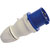 WALTHER 230306 Splashproof 32A cable plug, straight