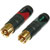 NEUTRIK NF2C-B/2 RCA (phono) cable plugs (pair)