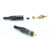 DELTRON 320 PHONO PLUG Gold, red marker