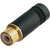 REAN NYS372P-BG RCA (PHONO) CABLE SOCKET Black shell, gold cont.