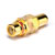 DELUXE RCA (PHONO) PANEL SOCKET Feed-through, red