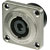 NEUTRIK SPEAKON NLT4MD-V Male panel, PCB mounting vertical