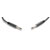 SWITCHCRAFT B-GAUGE PATCHCORD 600mm Black