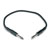 NEUTRIK B-GAUGE PATCHCORD Moulded plugs, 450mm Black