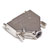 D-SUB 25 pin metal cover, deluxe, straight entry, nickel
