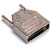 D-SUB 15 pin metal cover, double clamp