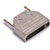 D-SUB 25 pin metal cover, double clamp