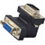 IKON HD9-90 9 pin male-female 90 degree adapter