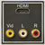IKON CONNECTION MODULE EP-HDMI+VV HDMI plus three RCA(phono)