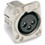 DELTRON XLR 3 pin female panel, universal style