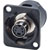 SWITCHCRAFT EHSVHS2B S-VHS socket, female-female feedthrough, black