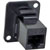 SWITCHCRAFT EHRJ45P5E Cat5E, unshielded, fem-fem feedthrough, black