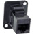 SWITCHCRAFT EHRJ45P6 Cat6, unshielded, fem-fem feedthrough, black