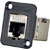 SWITCHCRAFT EHRJ45P6S Cat6, shielded, fem-fem feedthrough, black