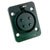 AMPHENOL AP4-21 4 pin female panel