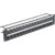 BNC SD XLR TERMINATION PANEL 2U 1x16 XLRF, 1x16 BNC 75 ohm, black