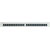 CAT5E RJ45 PRO PATCH PANEL 1U 1x8, grey