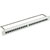 CAT5E RJ45 PRO PATCH PANEL 1U 1x8, grey