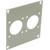 UNIVERSAL MODULAR CONNECTION PLATE 2x MIL26, grey