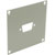 UNIVERSAL MODULAR CONNECTION PLATE 1x D-sub9 / HDD15 / HDMI, grey