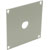 UNIVERSAL MODULAR CONNECTION PLATE 1x BNC, grey