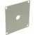 UNIVERSAL MODULAR CONNECTION PLATE 1x F type, grey