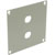 UNIVERSAL MODULAR CONNECTION PLATE 2x F type, grey