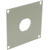 UNIVERSAL MODULAR CONNECTION PLATE 1x Lemo triax socket, grey