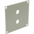 UNIVERSAL MODULAR CONNECTION PLATE 2x  ST fibre couplers, grey