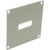 UNIVERSAL MODULAR CONNECTION PLATE 1x  SC fibre coupler, grey