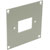 UNIVERSAL MODULAR CONNECTION PLATE 1x IEC mains male, grey