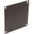 UNIVERSAL MODULAR CONNECTION PLATE Blank, dark grey