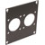 UNIVERSAL MODULAR CONNECTION PLATE 2x MIL26, dark grey
